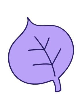 Basit muhteşem bir yaprağın titreyen hareketli animasyonu.