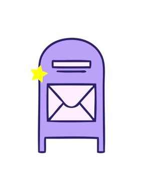 Parlayan yıldızlar posta kutusunun animasyonunu etkiler