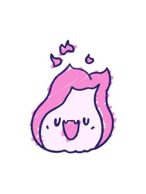 Dikkat çekici Ateş Tebeşiri Çizimi