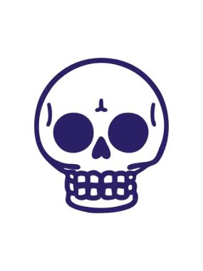 Kafatası dövmesinin titreyen hareketi.