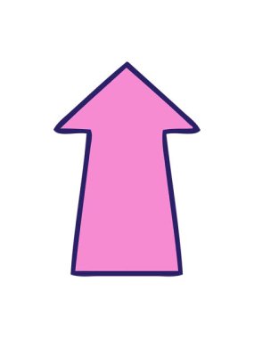 Bir okun el çiziminin hareketini salla ve duraklat