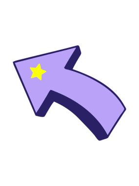 Parlayan yıldızlar ok çizgi filminin animasyonunu etkiler.