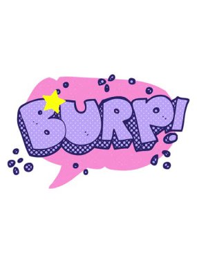 Parıldayan yıldızlar, el yazması çizilmiş çizgi roman baloncuğu çizgi filmi geğirme metninin animasyonunu etkiler