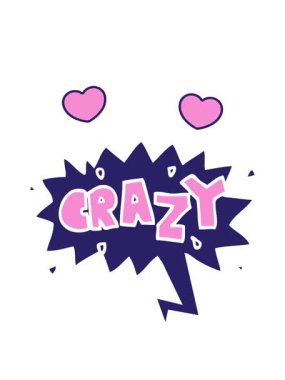 Karikatür sözcüğünün dönen kalp animasyonu. Konuşma baloncuğu eski moda.