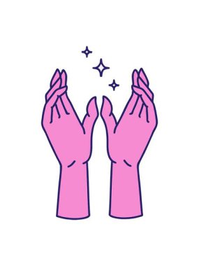 ellere ulaşmanın dövme stili görüntüsünün canlandırmasını bob ve duraklat