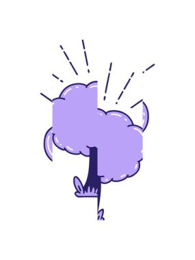 Geleneksel bir dövme ağacının canlandırmasının bölünen hareket canlandırması