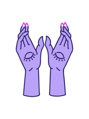 Dövmenin animasyonunu geleneksel mistik eller tarzında güçlendir