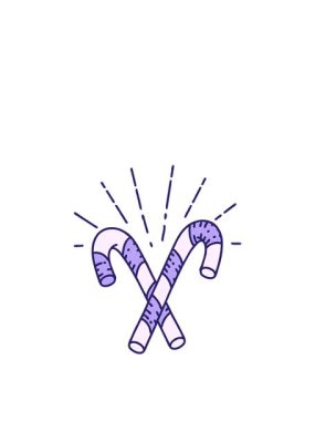 Çubuk şekerlerin canlandırılmasının zıplama hareketi