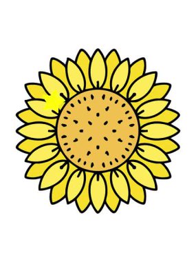 Parlayan yıldızlar Brezilya kültürünün simgesel ayçiçeğinin animasyonunu etkiler.