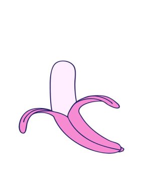 el çiziminin hareketli animasyonu garip çizgi film muzu