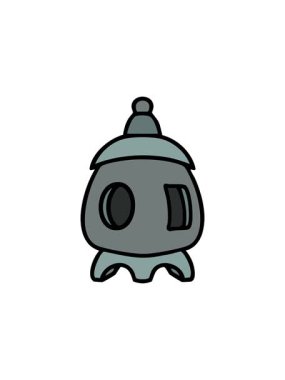 Geleneksel Japon ishidoro taş tapınağının yıldız patlaması etkisi animasyonu