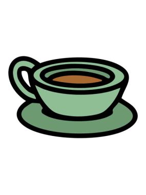 Geleneksel Brezilya kahvesinin titreşimli animasyonu