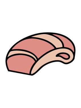 Geleneksel Japon saşimi ton balığının animasyonunu canlandırın.