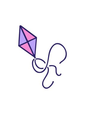 Dikkat çekici Brezilya geleneksel uçurtması animasyonu