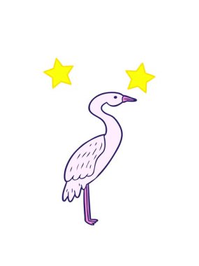 dönen yıldız çizgi film leyleğinin animasyonu