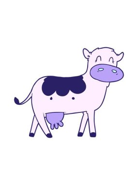 Mandıra ineğinin ışık efekti animasyonu