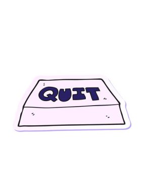 karikatür çıkış düğmesinin hareketli canlandırması