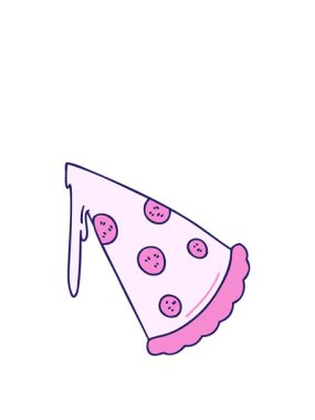 Elle çizilmiş çizgi film pizzasının animasyonunu genişletiyorum.