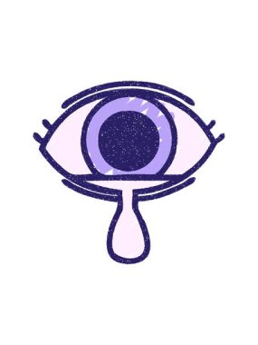 Okült Göz Çiziminin basınçlı animasyonu