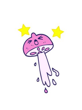 dönen yıldızlar çizgi film animasyonları karalama limon fışkırtıyor.