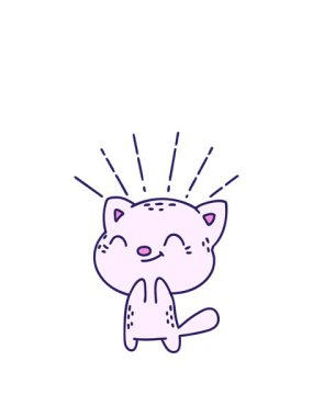 Mutlu kedi dövmesinin animasyonunu genişletiyorum.