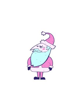 Noel Baba 'nın tuhaf çizgi filminin yıldız patlaması etkisi animasyonu