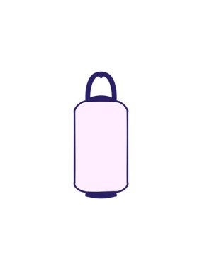 Geleneksel Japon asılı kağıt fener dizaynının satış animasyonu