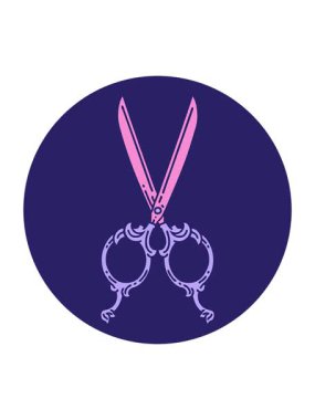 Dövme stili makas görüntüsünün basınçlı canlandırması