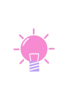 Parlayan ampulün yatay titreşimli animasyonu