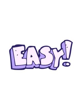 Titreyen çizgi film animasyonu. Kolay işaret.