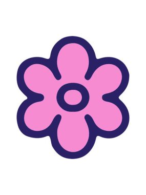 Tatlı çiçek tasarımı çizgi filminin animasyonunu salla ve durdur