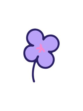 Cesur çiçek tasarımının yıldız patlaması etkisi animasyonu