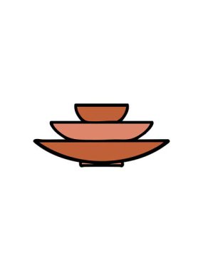 Seramik Japon tabakalarının yıldız patlaması etkisi animasyonu