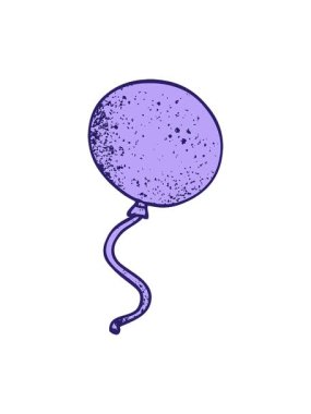 karikatür karalama balonunun basınçlı animasyonu