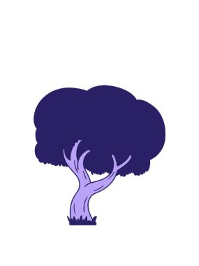 Bir yaz ağacının çizgi film karalamalarının animasyonunu uzatıyorum.