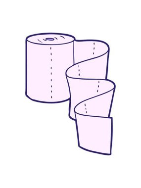 pixelize efekt mutfak rulo çizgi film animasyonu