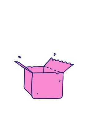 El çizimi çizgi filmin animasyonunu genişletiyorum.