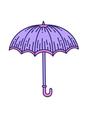 Bir şemsiye karikatürünün ikonik dövme şeklindeki görüntüsünü salla