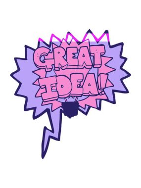 Konuşma baloncuğu çizgi filminin animasyonunu güçlendir Harika fikir