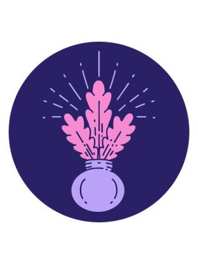 Dövme evi bitkisinin canlandırmasını salla ve duraklat