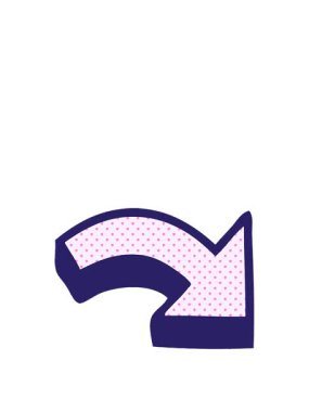 Çizgi roman tarzı bir okun animasyonunu büyütüyor