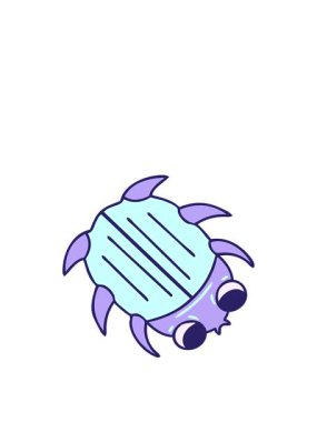 El yapımı çizgi film böceğinin animasyonunu genişletiyorum.