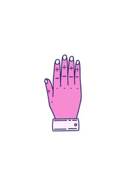 el simgesinin yatay titreşimli animasyonu