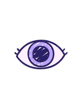 Göz Sembol Tebeşir Çiziminin Satış Animasyonu