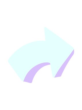 Düz renk gösteren okun çizgi filminin neon ışık efekti canlandırması