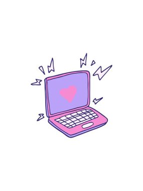 İnternet randevu çizgi filminin yıldız patlaması etkisi animasyonu