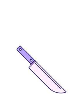 Bir bıçağın ikonik dövme şeklindeki görüntüsünün yükselişi ve yüzüşü