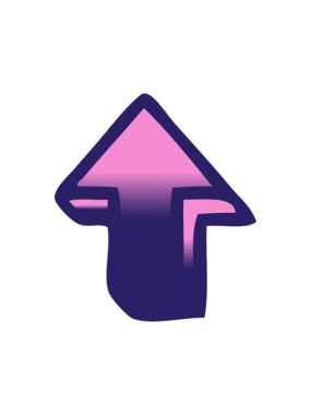 Oku gösteren gölgeli bir karikatürün titreşimli hareketi