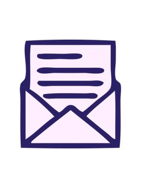 şirin bir mektup ve zarf tasarımının animasyonunu bob ve duraklat