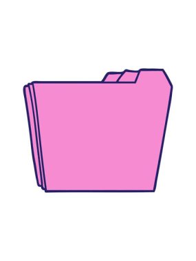 Çizgi film iş dizinlerinin hareketli animasyonu